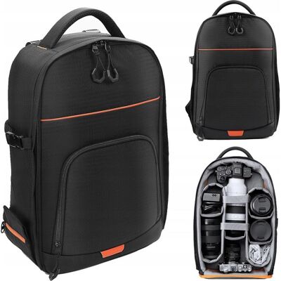 K&F Concept Backpack 18L Nature Wander 05 (Black) (Sac à dos photo, 18 l), Housse pour appareil photo, Noir K&F Concept Backpack 18L Nature Wander 05 (Black) (Sac à dos photo, 18 l), Housse pour appareil photo, Noir