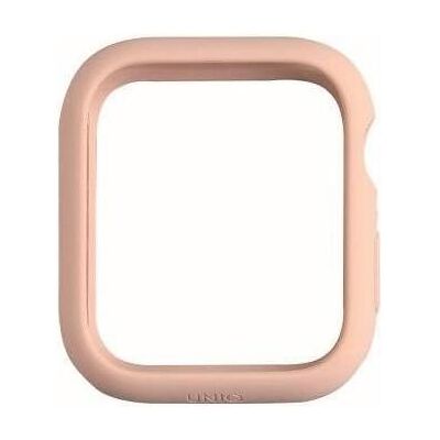 Uniq Étui hybride en silicone rose pour Apple Watch 44mm Uniq Étui hybride en silicone rose pour Apple Watch 44mm