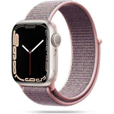 Bracelet Apple Watch - Nylon Pink Sand (38/40/41mm) - Moderne et Durable Bracelet Apple Watch - Nylon Pink Sand (38/40/41mm) - Moderne et Durable