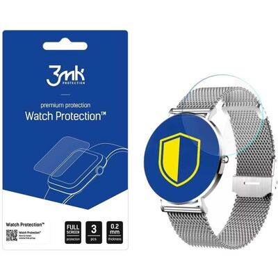 3MK FlexibleGlass Watch Manta Alexa SWU501 Szkło Hybrydowe, Film de protection pour smartwatch, Transparent 3MK FlexibleGlass Watch Manta Alexa SWU501 Szkło Hybrydowe, Film de protection pour smartwatch, Transparent