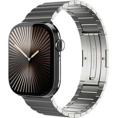 Vonmählen Edelstahl Gliederarmband Pro für Apple Watch 40/41/42mm, wüstensand (Acier inoxydable, Acier inoxydable), Sangles de montre, Beige, Jaune Vonmählen Edelstahl Gliederarmband Pro für Apple Watch 40/41/42mm, wüstensand (Acier inoxydable, Acier inoxydable), Sangles de montre, Beige, Jaune