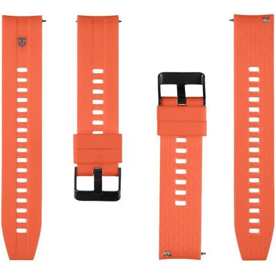 Tactical Strap - Quick Release Silicone Band 20mm Orange (20 mm, Métal, Silicone), Sangles de montre, Orange Tactical Strap - Quick Release Silicone Band 20mm Orange (20 mm, Métal, Silicone), Sangles de montre, Orange