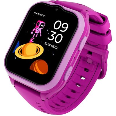 Garett Smartwatch Kids eSIM 4G Rose (4G), Montre connectée Garett Smartwatch Kids eSIM 4G Rose (4G), Montre connectée