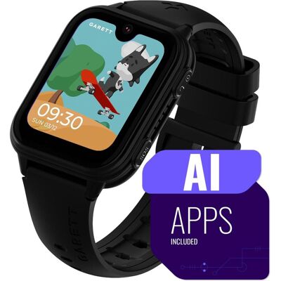 Garett Smartwatch Kids Vibe AI 4G Black (4G), Montre connectée Garett Smartwatch Kids Vibe AI 4G Black (4G), Montre connectée
