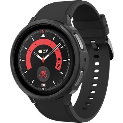 Spigen LIQUIDE AIR GALAXY Watch 5 PRO (45 MM) NOIR MATTE (45 mm), Montre connectée Spigen LIQUIDE AIR GALAXY Watch 5 PRO (45 MM) NOIR MATTE (45 mm), Montre connectée