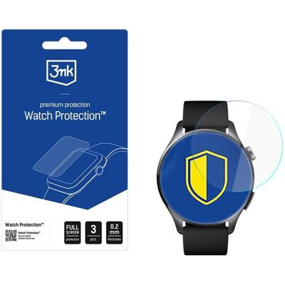 3MK - Watch Protection ARC (3 pack) - Xiaomi Watch 5 (47mm) - Clear, Film de protection pour smartwatch, Transparent 3MK - Watch Protection ARC (3 pack) - Xiaomi Watch 5 (47mm) - Clear, Film de protection pour smartwatch, Transparent
