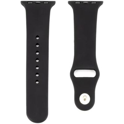 Connect Montre 38/40/41mm Silicone Loop (110mm S/M) (Silicone), Sangles de montre, Noir Connect Montre 38/40/41mm Silicone Loop (110mm S/M) (Silicone), Sangles de montre, Noir