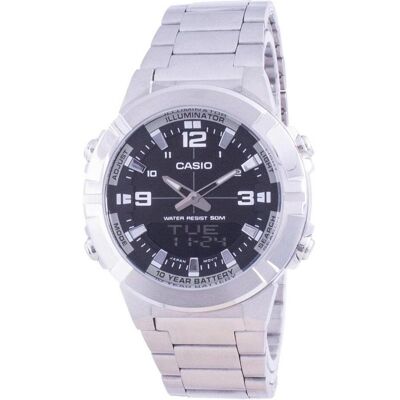 Casio Montre, AMW-870D-1AVDF, Argent, (Montre connectée, Montre de sport, 48.50 mm) Casio Montre, AMW-870D-1AVDF, Argent, (Montre connectée, Montre de sport, 48.50 mm)
