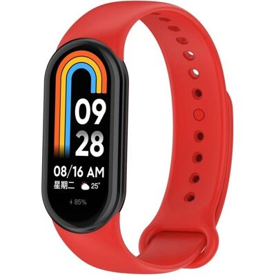 Screenguard Bracelet de remplacement Xiaomi Smart Band 8 Silicone Strap (Silicone), Sangles de montre, Rouge Screenguard Bracelet de remplacement Xiaomi Smart Band 8 Silicone Strap (Silicone), Sangles de montre, Rouge