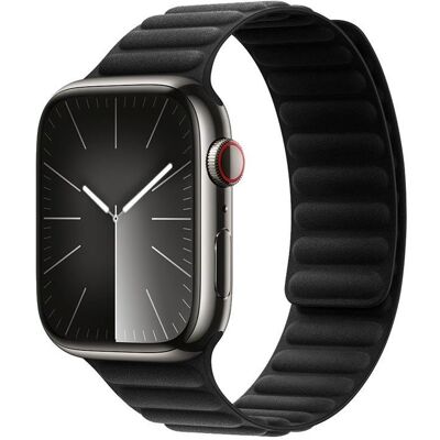 Devia Fibre magnétique Deluxe noire / Bracelet / Apple Watch 44/45/46 mm / magnétique (fibre magnétique), Sangles de montre, Noir Devia Fibre magnétique Deluxe noire / Bracelet / Apple Watch 44/45/46 mm / magnétique (fibre magnétique), Sangles de montre, Noir