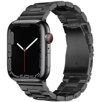 Forcell Strap F-DESIGN FA10 stainless steel strap for APPLE Watch 42 / 44 / 45 / 49 mm black (Acier inoxydable), Sangles de montre, Noir Forcell Strap F-DESIGN FA10 stainless steel strap for APPLE Watch 42 / 44 / 45 / 49 mm black (Acier inoxydable), Sangles de montre, Noir
