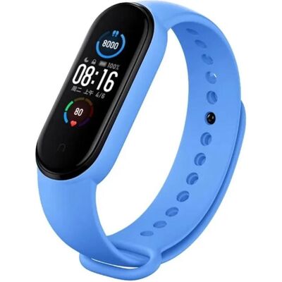 Screenguard Bracelet de remplacement Xiaomi Mi Smart Band 6 Silicone Strap (Silicone), Sangles de montre, Bleu Screenguard Bracelet de remplacement Xiaomi Mi Smart Band 6 Silicone Strap (Silicone), Sangles de montre, Bleu