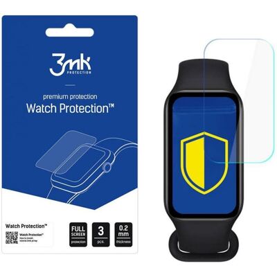 3MK Folia ARC Watch Xiaomi Mi Band 8 Active Folia plein écran, Film de protection pour smartwatch, Transparent 3MK Folia ARC Watch Xiaomi Mi Band 8 Active Folia plein écran, Film de protection pour smartwatch, Transparent