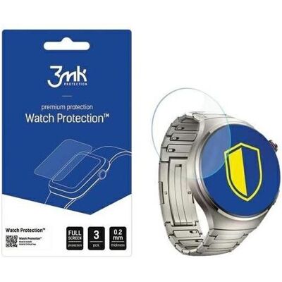 3MK Folia ARC Watch Oppo Watch 4 Pro Folia plein écran, Film de protection pour smartwatch, Transparent 3MK Folia ARC Watch Oppo Watch 4 Pro Folia plein écran, Film de protection pour smartwatch, Transparent