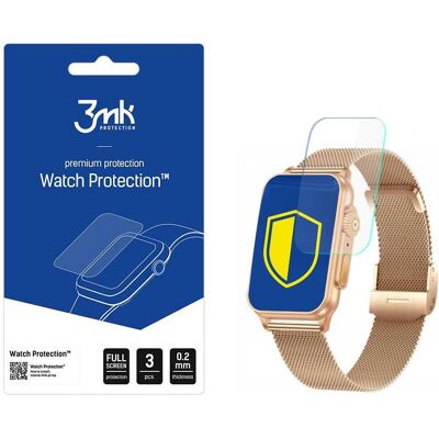 3MK Folia ARC Watch Rubicon RNCF06 Folia plein écran, Film de protection pour smartwatch, Transparent 3MK Folia ARC Watch Rubicon RNCF06 Folia plein écran, Film de protection pour smartwatch, Transparent