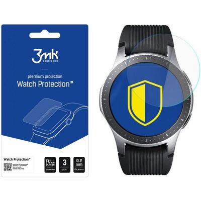 3MK Samsung Galaxy Watch 46mm - Watch Protection? v. FlexibleGlass Lite, Film de protection pour smartwatch, Transparent 3MK Samsung Galaxy Watch 46mm - Watch Protection? v. FlexibleGlass Lite, Film de protection pour smartwatch, Transparent