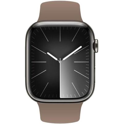 Crong Liquid - Apple Watch Armband 42/44/45/49 mm (braun) (Silicone liquide), Sangles de montre, Marron Crong Liquid - Apple Watch Armband 42/44/45/49 mm (braun) (Silicone liquide), Sangles de montre, Marron