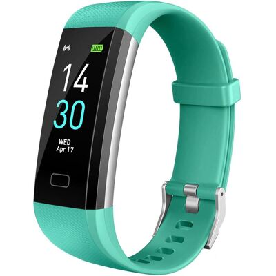 Jmamba Tracker d'activité étanche avec moniteur de fréquence cardiaque, calories et sommeil (24 mm), Montre connectée Jmamba Tracker d'activité étanche avec moniteur de fréquence cardiaque, calories et sommeil (24 mm), Montre connectée
