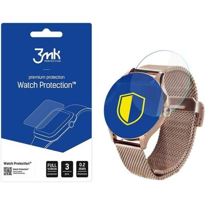 3MK Montre FlexibleGlass Garett Viva Szkło Hybrydowe, Film de protection pour smartwatch, Transparent 3MK Montre FlexibleGlass Garett Viva Szkło Hybrydowe, Film de protection pour smartwatch, Transparent
