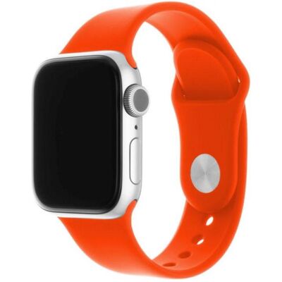 Fixed Ceinture en silicone Apple Watch 38/40/41 mm, abricot (Silicone), Sangles de montre, Orange Fixed Ceinture en silicone Apple Watch 38/40/41 mm, abricot (Silicone), Sangles de montre, Orange