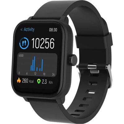 Denver SWG-155B BLACK - GPS Smart Watch with Heart Rate Blood oxygen sensor & call function (46 mm, sans carte SIM), Montre connectée Denver SWG-155B BLACK - GPS Smart Watch with Heart Rate Blood oxygen sensor & call function (46 mm, sans carte SIM), Montre connectée
