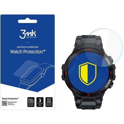 3MK Montre FlexibleGlass Rubicon RNCE73 Szkło Hybrydowe, Film de protection pour smartwatch, Transparent 3MK Montre FlexibleGlass Rubicon RNCE73 Szkło Hybrydowe, Film de protection pour smartwatch, Transparent
