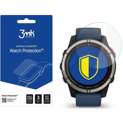 3MK Watch Protection v. FlexibleGlass Lite do Garmin Quatix 7, Film de protection pour smartwatch, Transparent 3MK Watch Protection v. FlexibleGlass Lite do Garmin Quatix 7, Film de protection pour smartwatch, Transparent