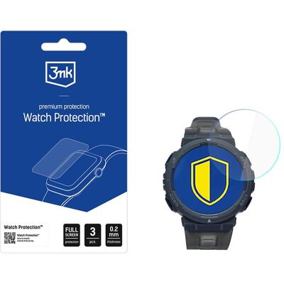 3MK Smartwatch screen protector Watch Protection FlexibleGlass for Amazfit Active Edge, Film de protection pour smartwatch, Transparent 3MK Smartwatch screen protector Watch Protection FlexibleGlass for Amazfit Active Edge, Film de protection pour smartwatch, Transparent