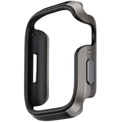 Uniq case Valencia Apple Watch Series 46mm silver/titanium silver, Montre connectée : accessoires, Gris, Argent Uniq case Valencia Apple Watch Series 46mm silver/titanium silver, Montre connectée : accessoires, Gris, Argent
