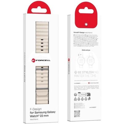 Forcell Strap F-DESIGN FS01 strap for SAMSUNG Watch 22 mm star light (22 mm, Silicone, silicone écologique), Sangles de montre, Multicolore Forcell Strap F-DESIGN FS01 strap for SAMSUNG Watch 22 mm star light (22 mm, Silicone, silicone écologique), Sangles de montre, Multicolore
