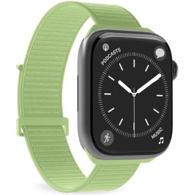 Puro Apple Watch "SPORT" Armband 38–40–41–42 mm (Tissu en nylon, tissu nylon), Sangles de montre, Vert Puro Apple Watch "SPORT" Armband 38–40–41–42 mm (Tissu en nylon, tissu nylon), Sangles de montre, Vert