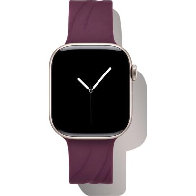 iDeal Of Sweden Bracelet en silicone Soft Swirl 44/45/46/49 mm, S/M Bracelet de montre en silicone Soft Swirl (Acier inoxydable, Silicone), Sangles de montre, Violet iDeal Of Sweden Bracelet en silicone Soft Swirl 44/45/46/49 mm, S/M Bracelet de montre en silicone Soft Swirl (Acier inoxydable, Silicone), Sangles de montre, Violet