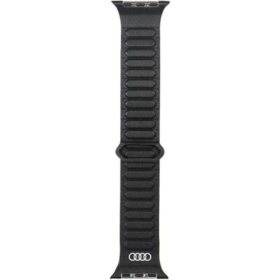 Tech-Protect Logo Genuine Leather Magnetic Ring Strap for Apple Watch 44 / 45 / 46 / 49 mm - Black (Cuir véritable), Sangles de montre, Noir Tech-Protect Logo Genuine Leather Magnetic Ring Strap for Apple Watch 44 / 45 / 46 / 49 mm - Black (Cuir véritable), Sangles de montre, Noir