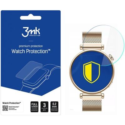 3MK Huawei Watch GT 4 41 mm - Watch Protection™ contre FlexibleGlass Lite, Film de protection pour smartwatch, Transparent 3MK Huawei Watch GT 4 41 mm - Watch Protection™ contre FlexibleGlass Lite, Film de protection pour smartwatch, Transparent