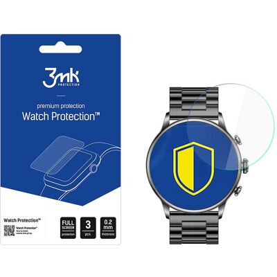 3MK FlexibleGlass Watch myPhone Watch Elegant 2 Szkło Hybrydowe, Film de protection pour smartwatch, Transparent 3MK FlexibleGlass Watch myPhone Watch Elegant 2 Szkło Hybrydowe, Film de protection pour smartwatch, Transparent