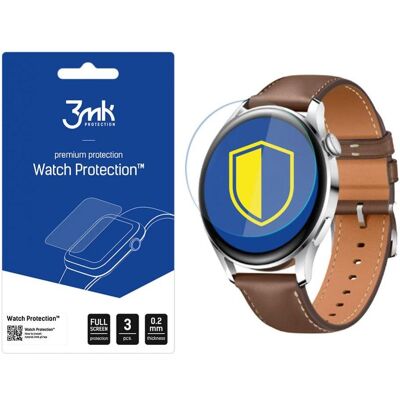 3MK Watch Protection v. ARC+ do Huawei Watch 3, Film de protection pour smartwatch, Transparent 3MK Watch Protection v. ARC+ do Huawei Watch 3, Film de protection pour smartwatch, Transparent