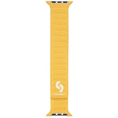 Connect Watch 38/40/41mm Fine woven twill magnetic chain strap (Twill finement tissé), Sangles de montre, Jaune Connect Watch 38/40/41mm Fine woven twill magnetic chain strap (Twill finement tissé), Sangles de montre, Jaune