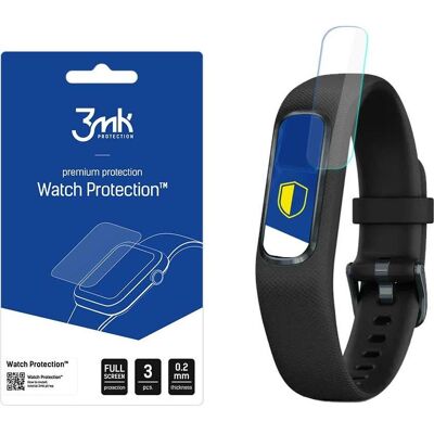 3MK Folia ARC Watch Garmin Vivosmart 4 Folia plein écran, Film de protection pour smartwatch, Transparent 3MK Folia ARC Watch Garmin Vivosmart 4 Folia plein écran, Film de protection pour smartwatch, Transparent