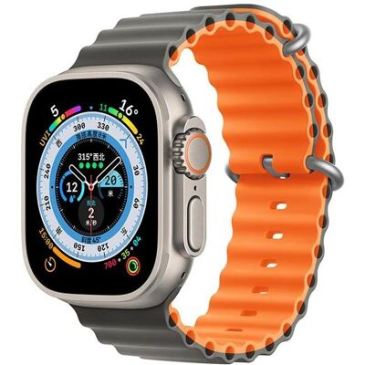 Devia Bracelet en silicone pour Apple Watch - Gris - 38/40/41 mm Devia Bracelet en silicone pour Apple Watch - Gris - 38/40/41 mm