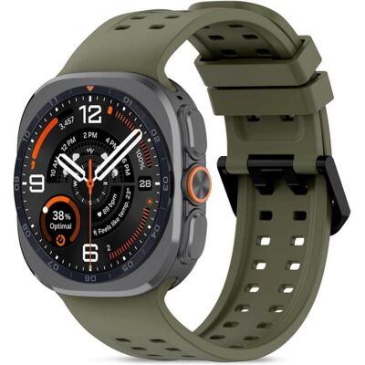 Tech-Protect BRACELET EN SILICONE « AIR » POUR SAMSUNG GALAXY WATCH ULTRA 1 / 2 2024-2026 (47 MM) VERT OLIVE, Montre connectée : accessoires, Vert Tech-Protect BRACELET EN SILICONE « AIR » POUR SAMSUNG GALAXY WATCH ULTRA 1 / 2 2024-2026 (47 MM) VERT OLIVE, Montre connectée : accessoires, Vert