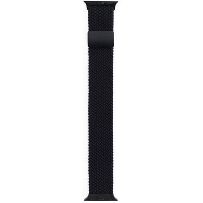 iDeal Of Sweden Textil-Armband 44/45/46/49mm, S-M Black (Nylon, Polycarbonate (PC)), Sangles de montre, Noir iDeal Of Sweden Textil-Armband 44/45/46/49mm, S-M Black (Nylon, Polycarbonate (PC)), Sangles de montre, Noir