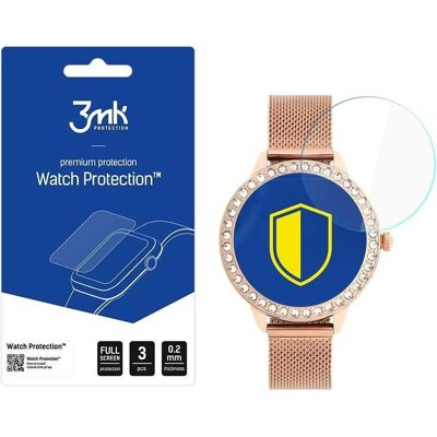 3MK Protection FG montre en verre hybride pour Garett Lady Kate RT, Film de protection pour smartwatch, Transparent 3MK Protection FG montre en verre hybride pour Garett Lady Kate RT, Film de protection pour smartwatch, Transparent