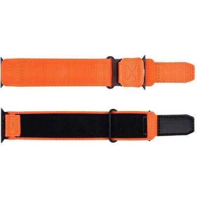 Forcell Strap F-DESIGN FA05 nylon strap for APPLE Watch 42 / 44 / 45 / 49 mm orange (Nylon), Sangles de montre, Orange Forcell Strap F-DESIGN FA05 nylon strap for APPLE Watch 42 / 44 / 45 / 49 mm orange (Nylon), Sangles de montre, Orange