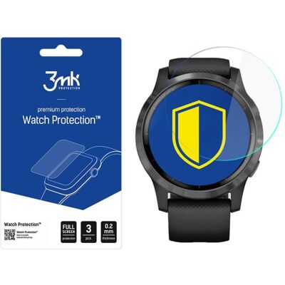 3MK protective film Watch Protection ARC for Garmin Vivoactive 4, Film de protection pour smartwatch, Transparent 3MK protective film Watch Protection ARC for Garmin Vivoactive 4, Film de protection pour smartwatch, Transparent