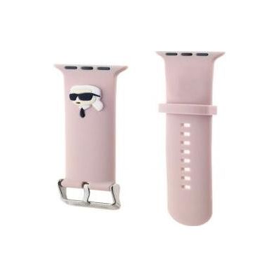 Karl Lagerfeld Fitness bracelet iLike - Karl Head NFT Watch Strap for Apple Watch 38/40/41 Pink (Silicone), Sangles de montre, Pink Karl Lagerfeld Fitness bracelet iLike - Karl Head NFT Watch Strap for Apple Watch 38/40/41 Pink (Silicone), Sangles de montre, Pink