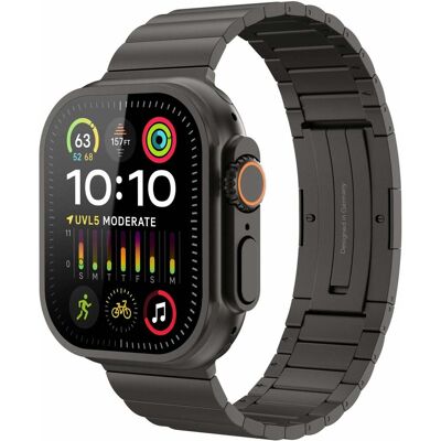 Vonmählen Titan Gliederarmband Pro für Apple Watch 44/45/46/49mm, schwarz (Acier inoxydable), Sangles de montre, Noir Vonmählen Titan Gliederarmband Pro für Apple Watch 44/45/46/49mm, schwarz (Acier inoxydable), Sangles de montre, Noir