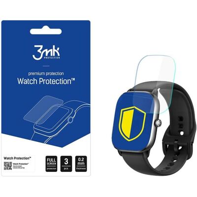 3MK Watch Protection ARC+ do Amazfit GTS 4 Mini, Film de protection pour smartwatch, Transparent 3MK Watch Protection ARC+ do Amazfit GTS 4 Mini, Film de protection pour smartwatch, Transparent