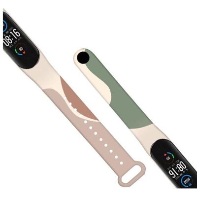 Hurtel Bracelet Moro pour Xiaomi Mi Band 6 / Mi Band 5 Bracelet Silicone Camo Watch Bracelet (4) (Silicone), Sangles de montre, Noir Hurtel Bracelet Moro pour Xiaomi Mi Band 6 / Mi Band 5 Bracelet Silicone Camo Watch Bracelet (4) (Silicone), Sangles de montre, Noir