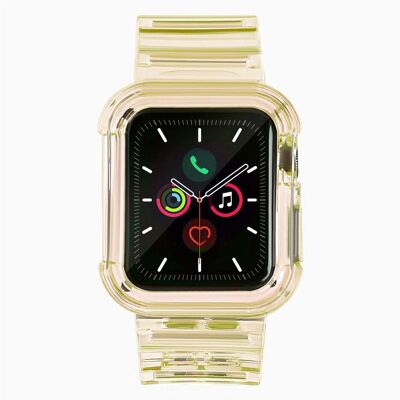 Hurtel Strap Light Set replacement band strap case for Watch 3 38mm / Watch 2 38mm yellow (Bracelet en silicone, Silicone, Silicone, TPU), Sangles de montre, Jaune Hurtel Strap Light Set replacement band strap case for Watch 3 38mm / Watch 2 38mm yellow (Bracelet en silicone, Silicone, Silicone, TPU), Sangles de montre, Jaune