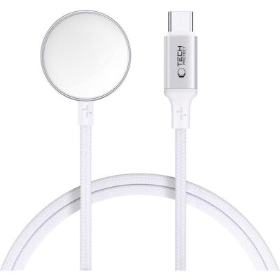 Tech-Protect UltraBoost USB-C Inductive Charger for Apple Watch 1m - White, Montre connectée : accessoires, Blanc Tech-Protect UltraBoost USB-C Inductive Charger for Apple Watch 1m - White, Montre connectée : accessoires, Blanc